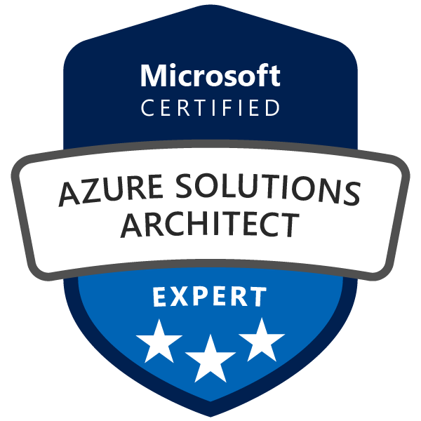 Microsoft Certified: Azure Solutions Architect Expert